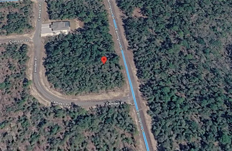 Aerial Map. Indicating the geographic location of the property and surrounding roadways
