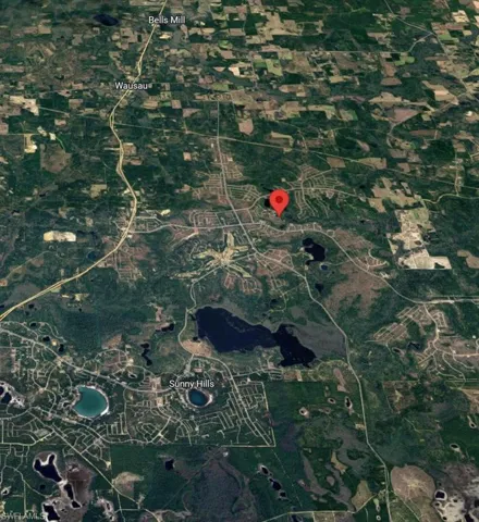 Satellite Imagery. Indicating the geographic location of the property