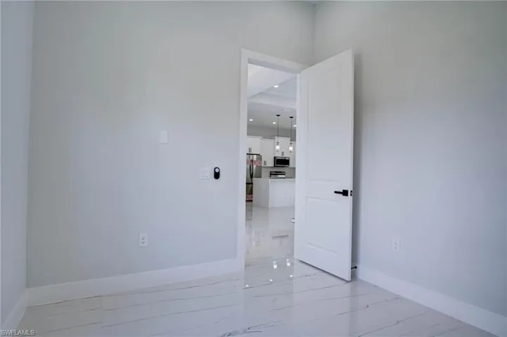 View of tiled empty room