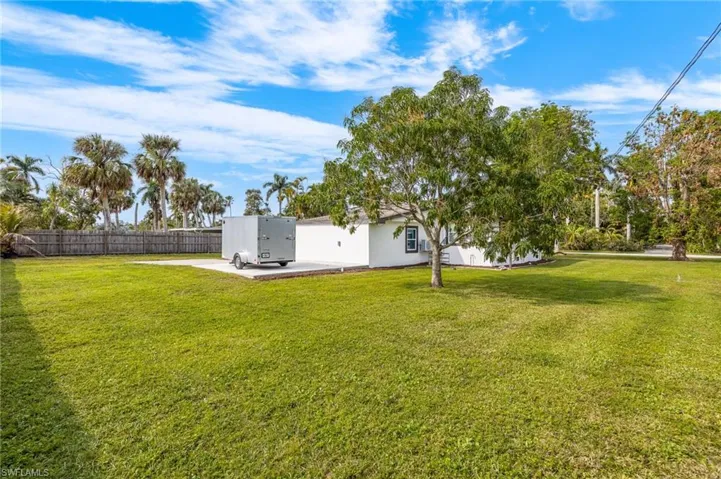 View of yard with a patio