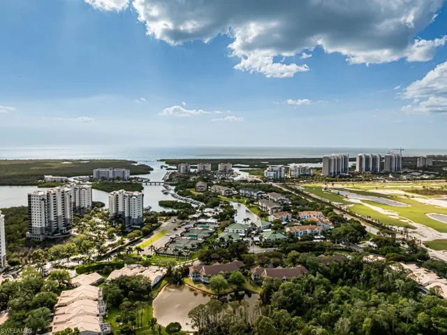 View of urban area featuring a large body of water