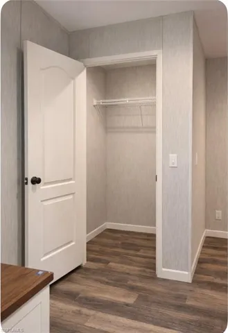 View of closet