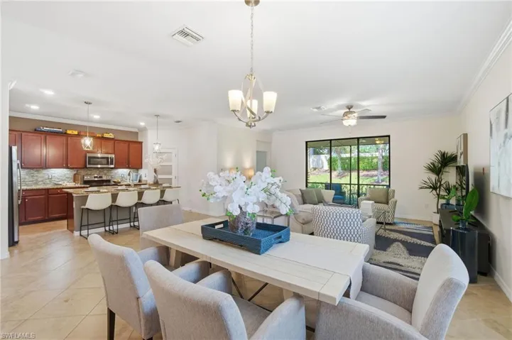 The open floor plan creates a bright and airy main living area
