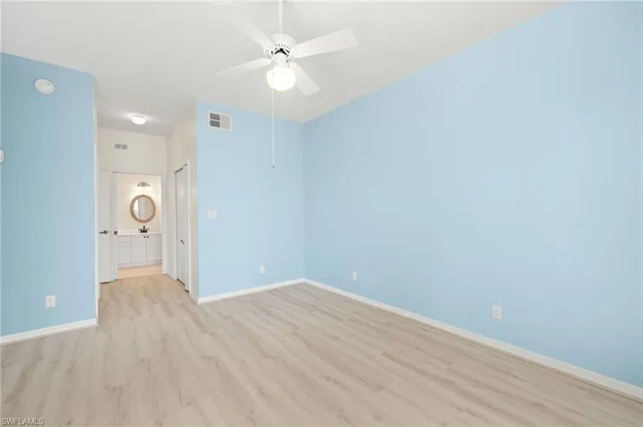 Walk in closet and smaller closet