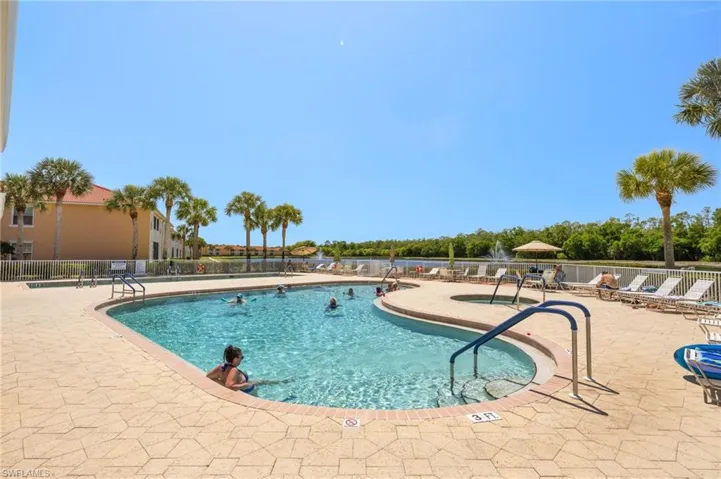 One pool for lounging and play, one lap pool