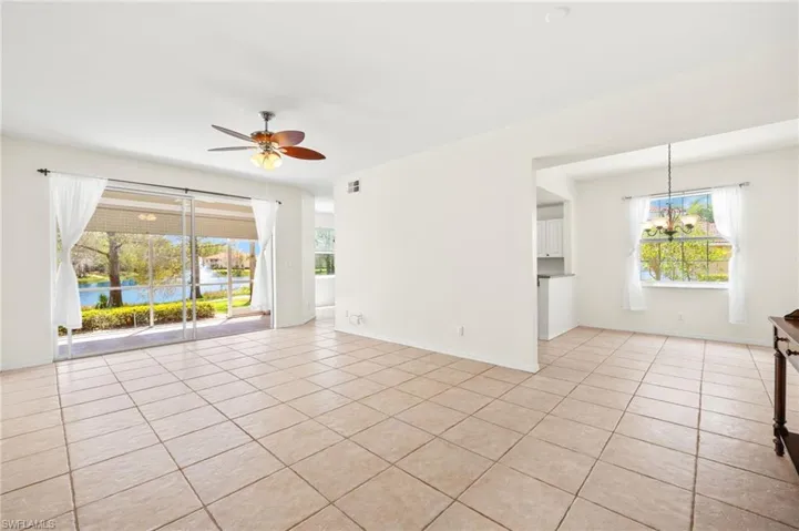 Freshly painted throughout, neutral tile