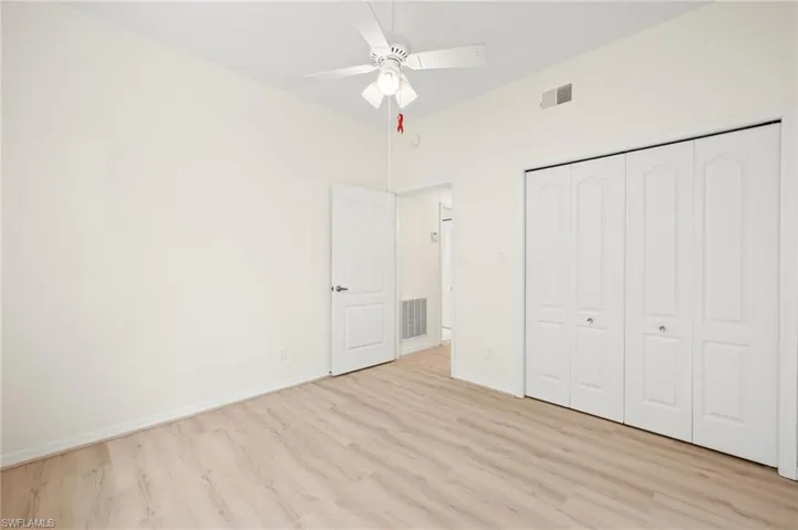 Large closet in 2nd bedroom