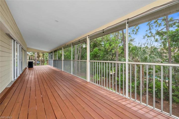 Rear Screened Balcony