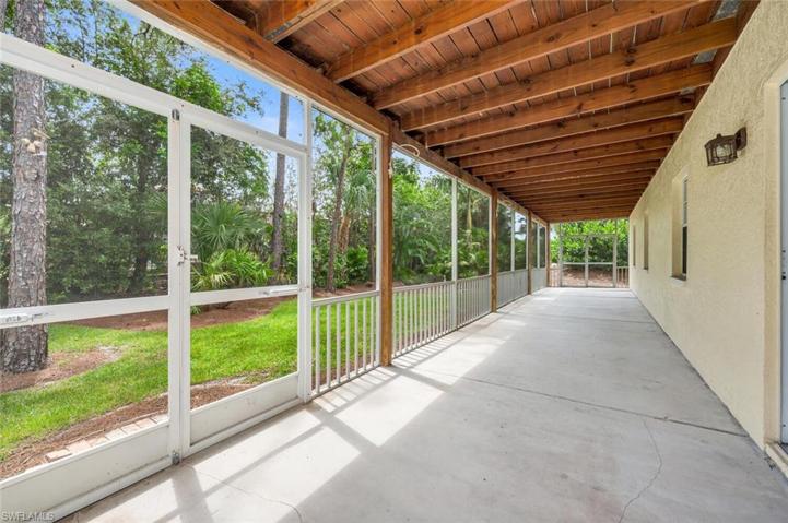 Rear Screened Balcony