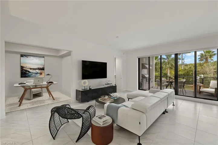 View of living room