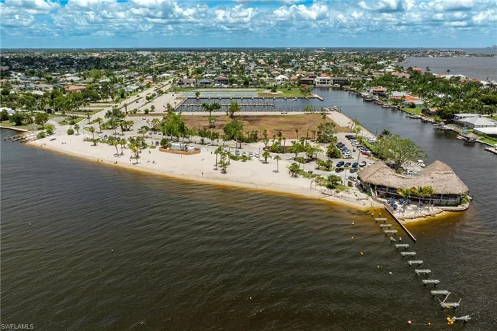 Cape Coral's only beach just around the corner.