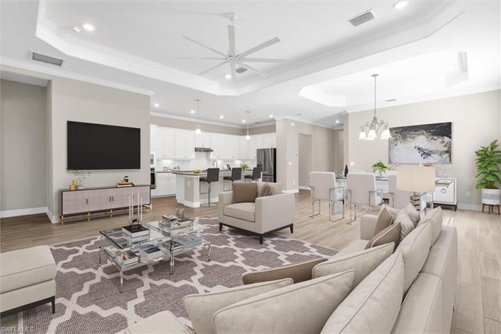 Great room Staged