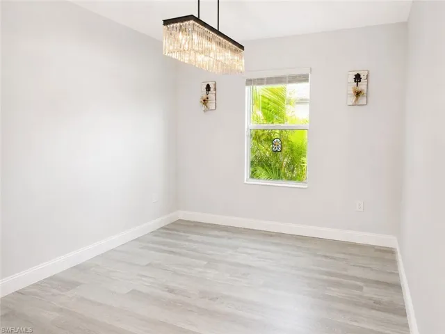 formal dining area