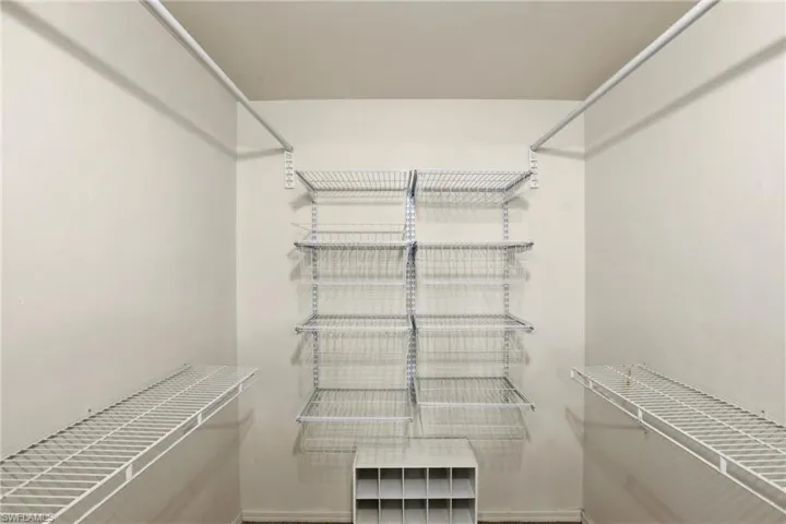Primary walk-in closet