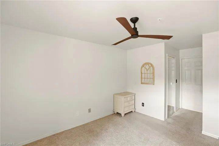 Partially furnished with nightstand and two dressers