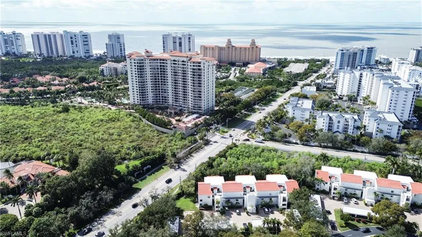 View of urban area featuring a large body of water