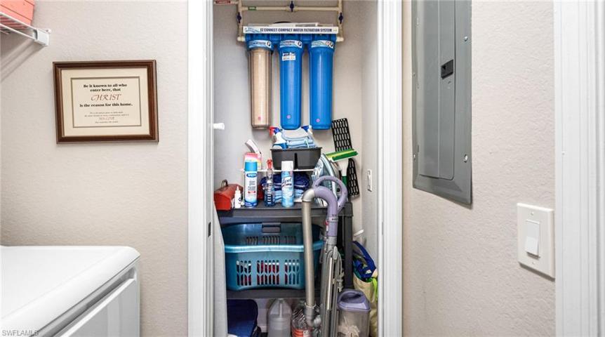 Water filter system for the whole house