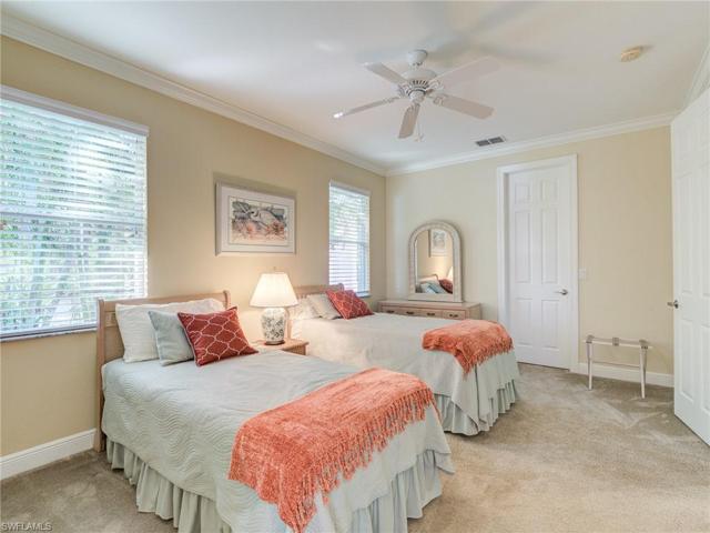 Guest room has walk-in closet