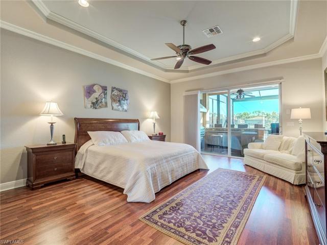 Spacious master bedroom