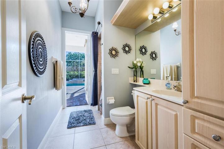 Pool Bathroom off the Den
