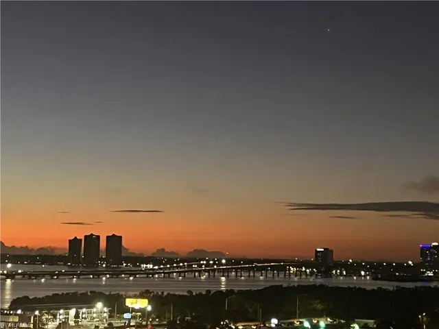 Sunset View over the Caloosahatchee River Ft Myers