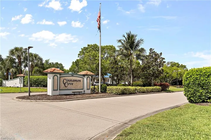 Main Entrance to Cinnamon Cove Community.