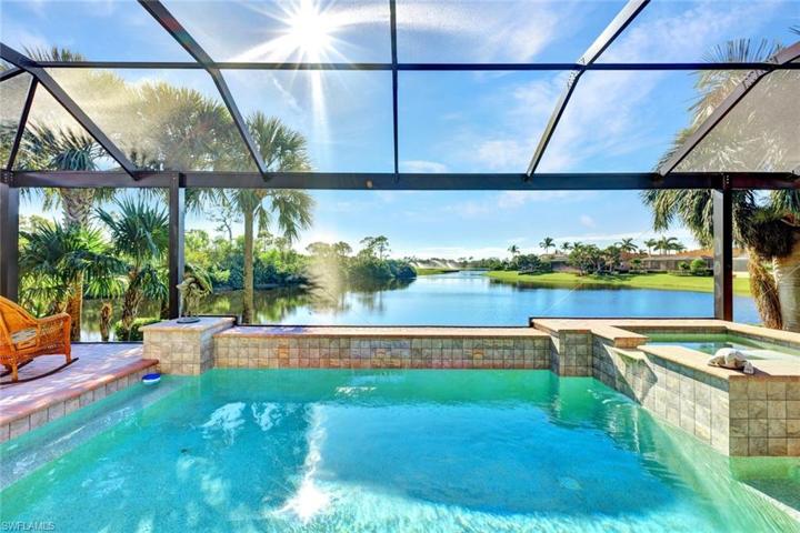 A beautiful unobstructed water view with picture frame screen.