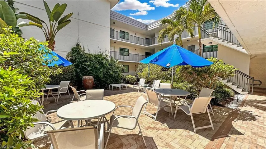 View of patio / terrace with a balcony