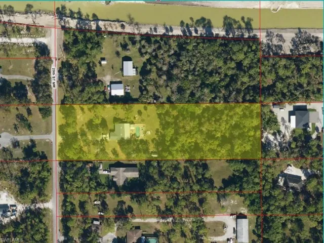 Aerial overview of property's location