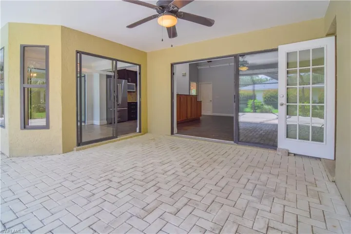 1 of 2 outdoor living spaces designed for indoor/outdoor entertaining & living.