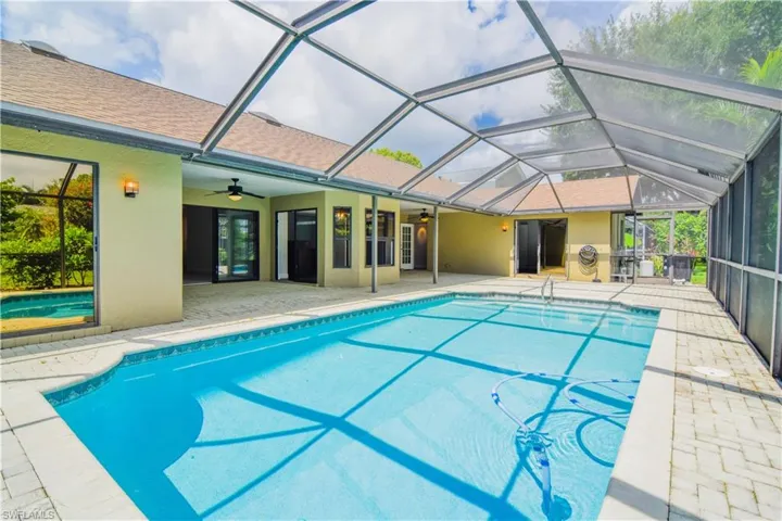 14' x 28' heated swimming pool with variable speed pump.