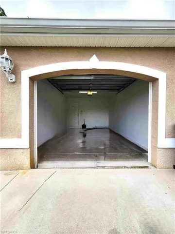 Garage with automatic opener