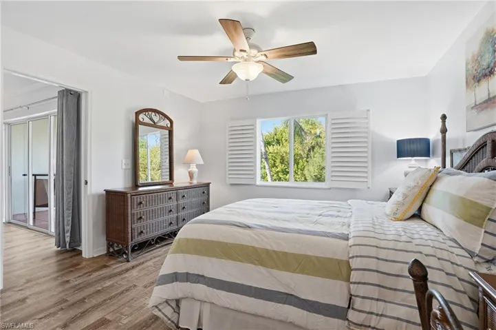 Primary Bedroom with plantation shutters