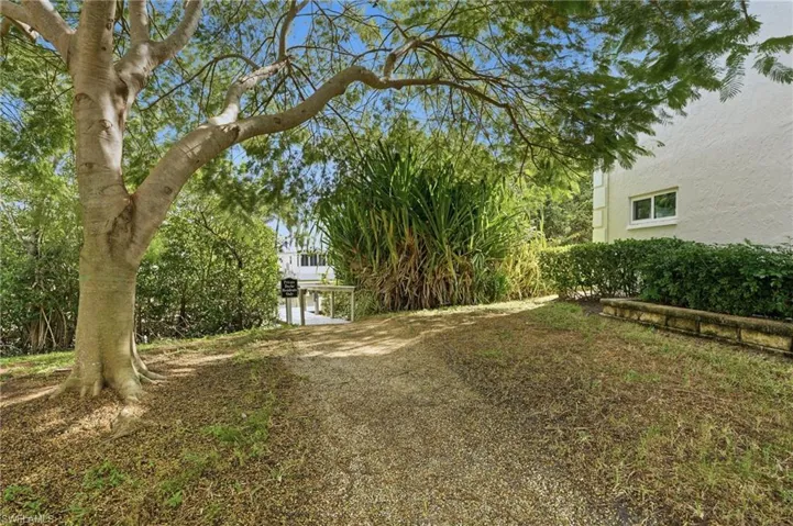 Entrance to community dock