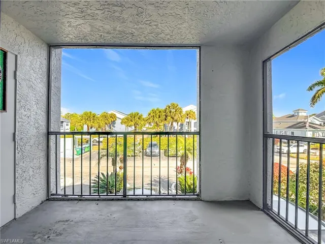 Balcony with a sunroom