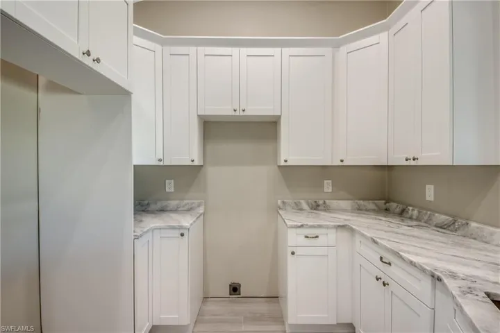 View of laundry room