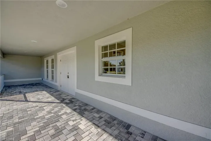 View of patio