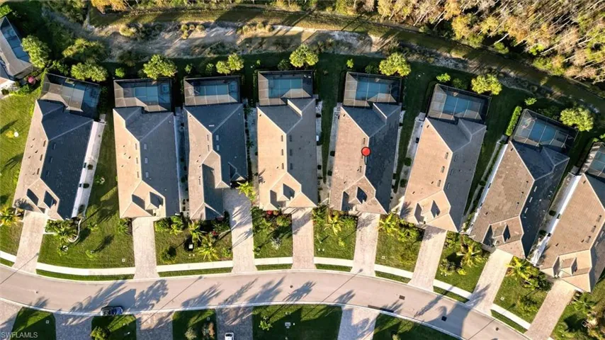 Aerial overview of property's location