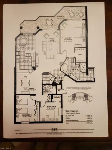 Largest floorplan at Waters Edge
