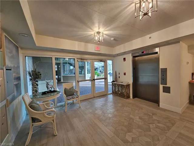 Newly remodeled lobby, mailroom and storage cages