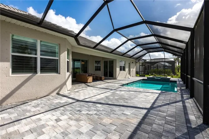 Large patio space