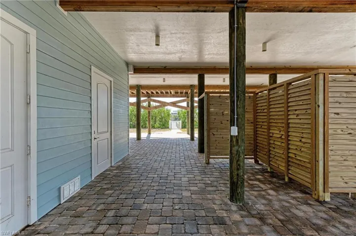 View of patio