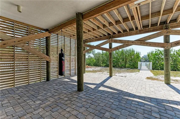 View of patio