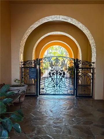 Arches at the clubhouse.