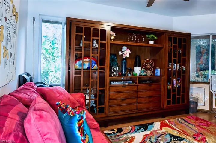 Bedroom 3 featuring hardwood / wood-style flooring and ceiling fan