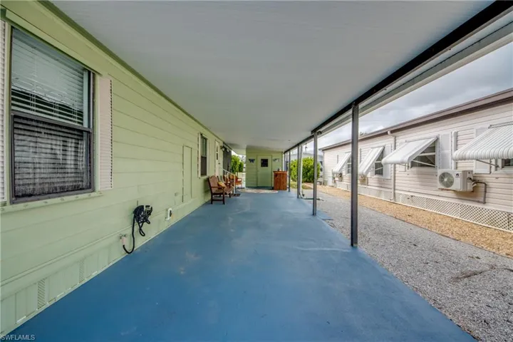 View of patio