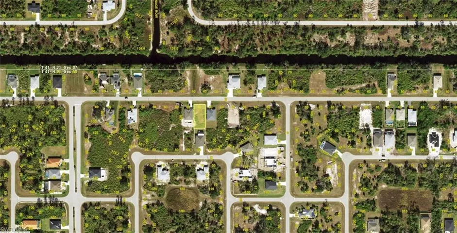 Aerial Map. Illustrating the property's location and surrounding parcels