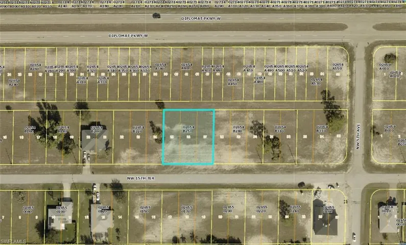 Aerial overview of property's location