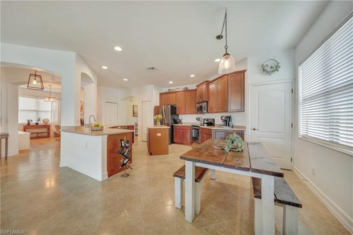 kitchen and dining
