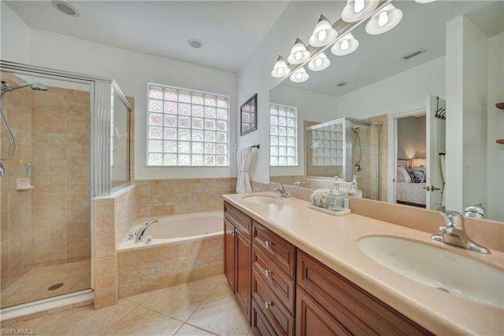 Master bath with walk in shower